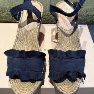 Loeffler Randall Suede Wedges.  Worn and loved and it great shape!  Super comfy!